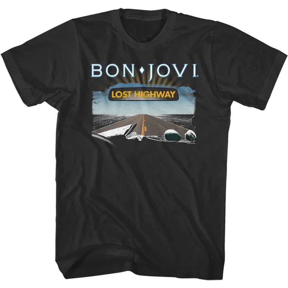 Bon Jovi Lost Highway Unisex T Shirt Music Album Graphic Rock Fan Gift Tee 05